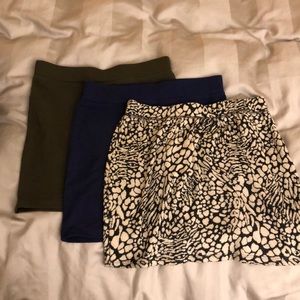 3 mini skirt bundle